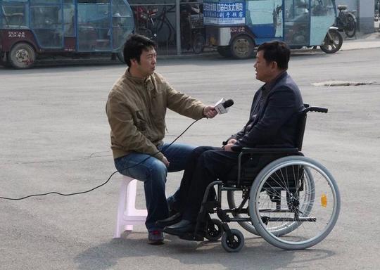 辽宁卫视采访盘锦市残疾人创业慈善典型