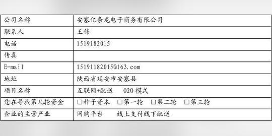 创业项目计划书范文样本
