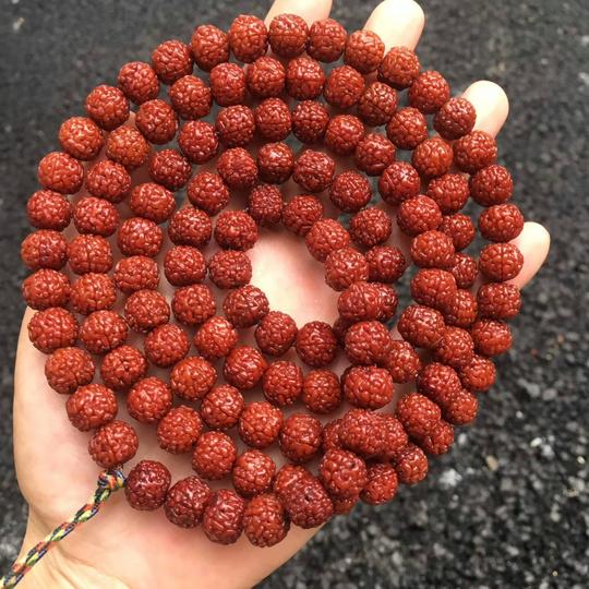 一手货源精工细作爆肉龙鳞纹小金刚机刷牛津红114颗10mm