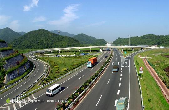 高速公路高清图片+-+素材公社