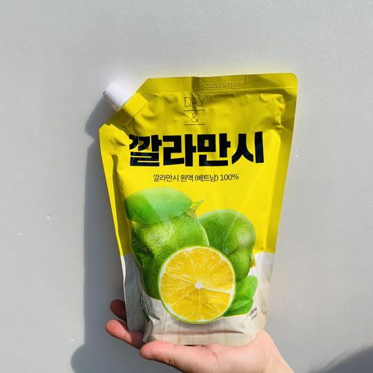 韩国直邮day卡曼橘浓缩汁原液袋装低卡饮料冲泡diy金桔果汁饮品