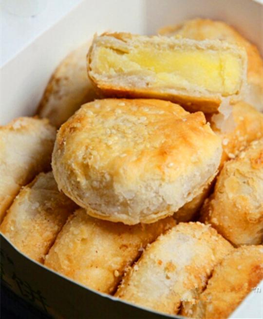 泸溪河绿豆饼每日现烤绿豆馅饼南京人气糕点14只/盒
