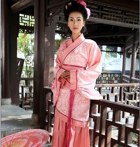 栖凤阁汉服女装古装汉代服装曲裾深衣短曲裾民族演出服cos古典