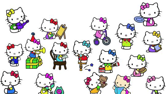 可爱卡通hellokitty图片素材-美图秀秀素材