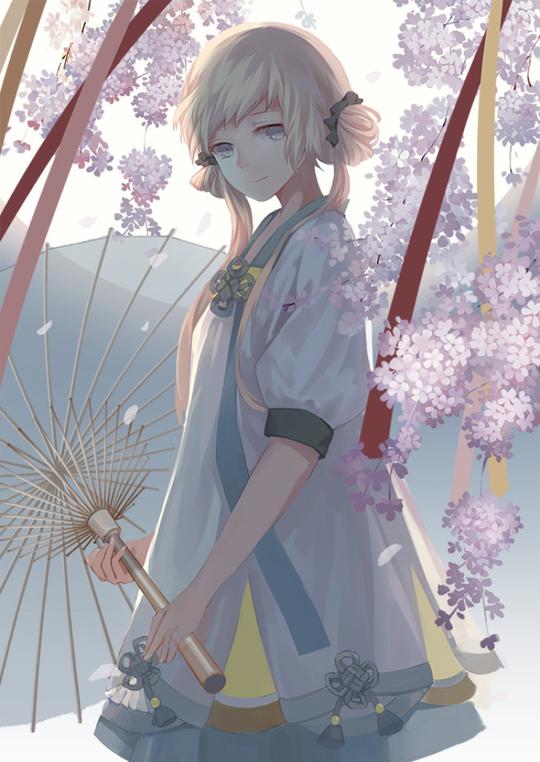 动漫女古风唯美