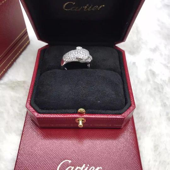 cartier卡地亚豹头戒指