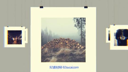 ae模板家庭旅游婚庆电子相册照片墙特效转场屏幕滑动