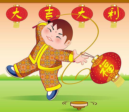 春节插画_图片大全—全景创意图库（quanjing.com）中国领先的正版图片视频素材网站