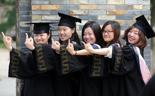 大学生搞怪毕业照