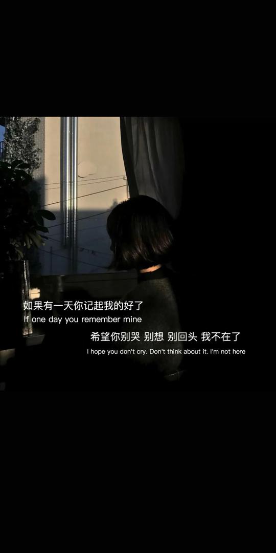 抖音热图，爱情伤感文字壁纸《女生》✨