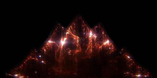 3d金属火星喷发摇滚主题背景素材酒吧vj