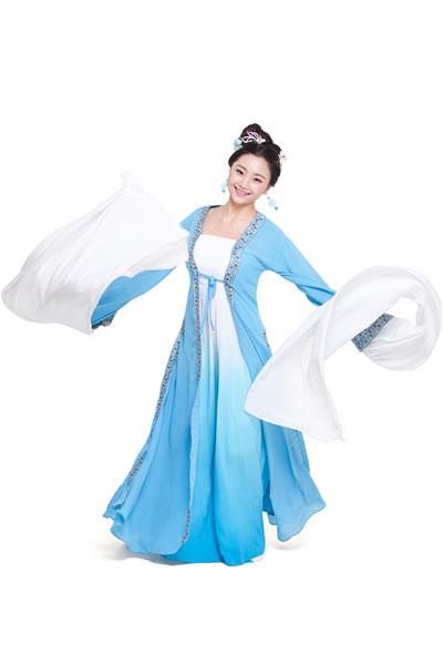 古装美女跳舞_图片大全—全景创意图库（quanjing.com）中国领先的正版图片视频素材网站