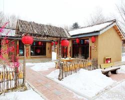 民族风拍照外景网红背景布农村乡村风景怀旧个性客厅老房子挂布