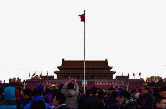 壁纸城楼旅游升国旗升旗升旗仪式650_433