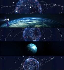 震撼大气科技地球开场凤凰一带一路光线ae模板启动logo虚拟宇宙