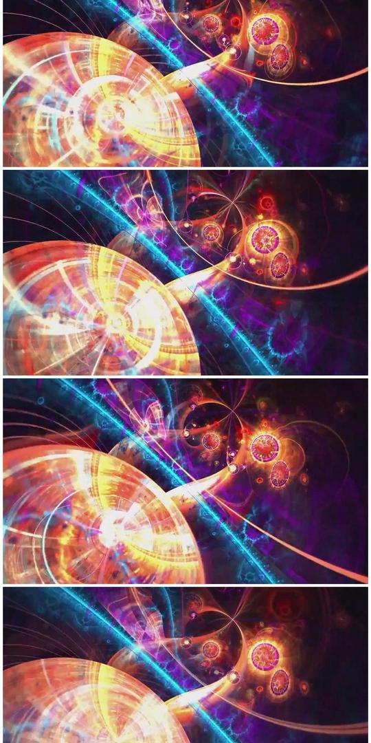 宇宙行星震撼动态视频背景素材