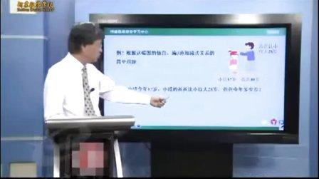 小学数学名师精讲_列方程解决问题(一)_谭晓培_金老师家教