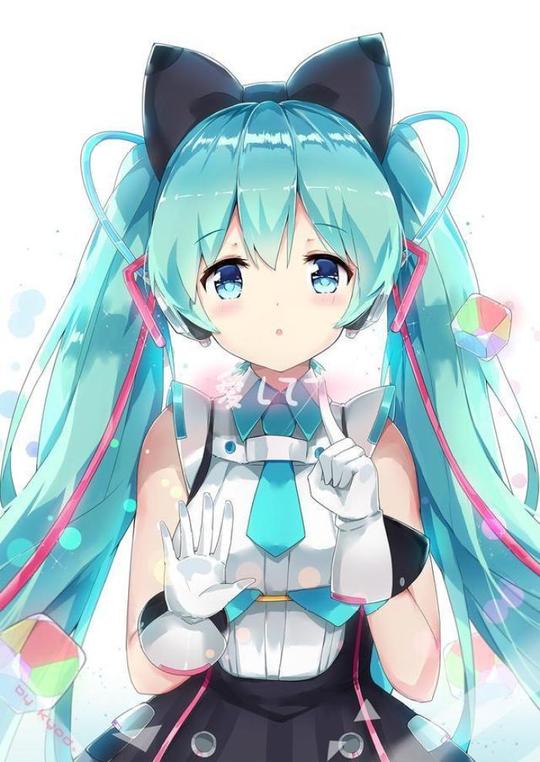 t^t喜欢的抱走,初音未来二次元动漫青春系壁纸可爱粉色系