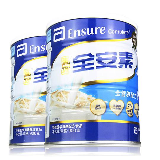 雅培(abbott)全安素全营养配方成人奶粉900克蛋白质粉膳食纤维维生
