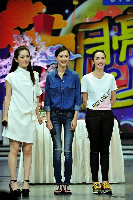 [唐嫣][新闻]150925本周《快乐大本营》中秋特辑唐嫣带伤上阵变"