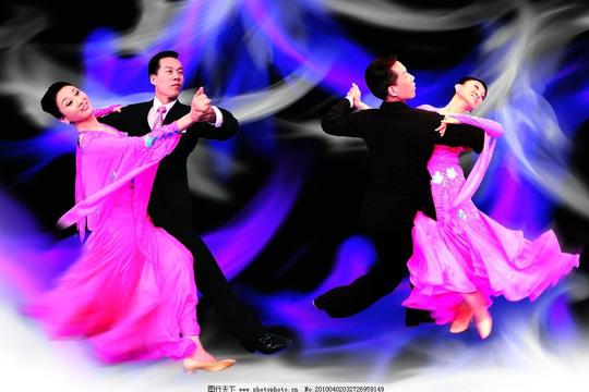 交谊舞华尔兹交谊舞华尔兹美女梦幻背景舞蹈人物psd分层素材