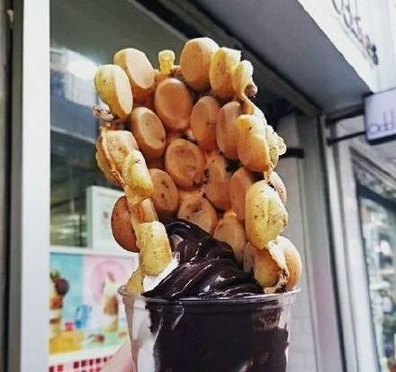 鸡蛋仔冰淇淋