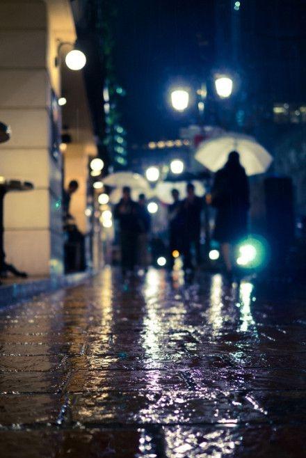 夜晚,雨天,夜晚,街景,雨天夜晚的街景图片
