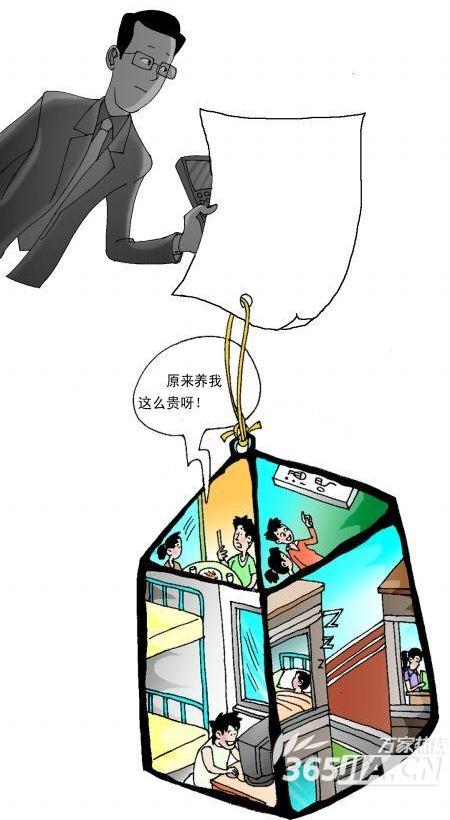 读大学成本计算公式漫画图-读懂大学成本计算公式意义关键在于从