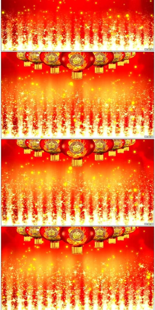 喜庆福字灯笼led晚会视频素材,免费高清实拍素材,高清