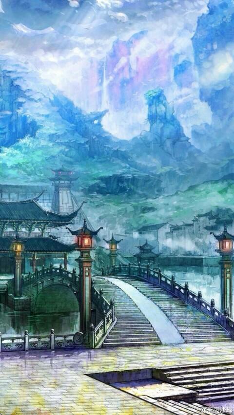 古风唯美意境素材图片古风(场景插图)#古风##古风美图##壁纸