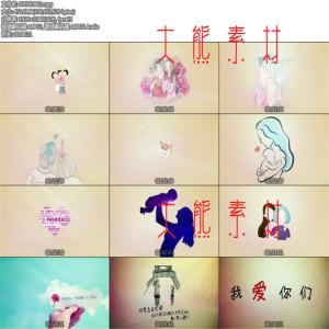烛光里的妈妈歌曲背景温馨母爱亲情晚会舞台led大屏幕视频素材