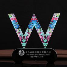 创意水晶切割工艺品定做彩印刻字异形动物数字各种logo文字纪念品