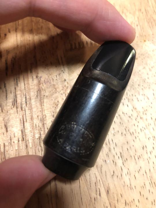 稀有乌木古董布菲高音萨克斯笛头自藏的稀有乌木高音，布菲的，