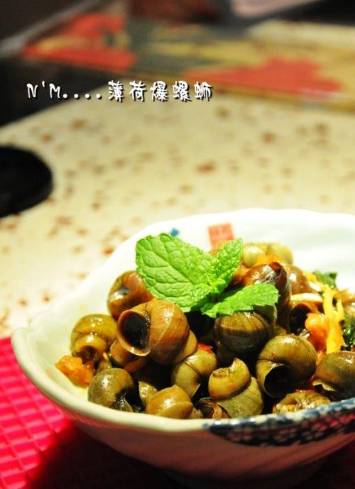 清新可人.薄荷味爆炒螺蛳
