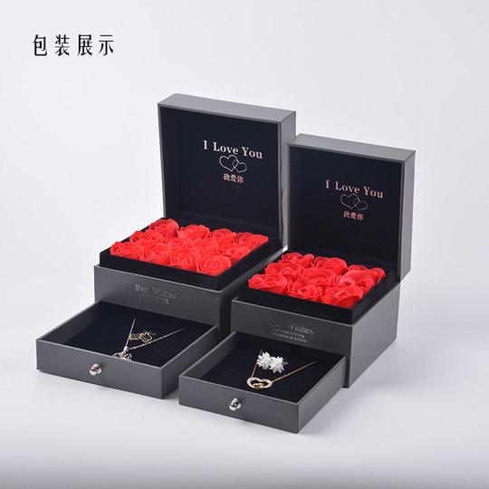 抖音同款手镯爱情约定的记忆投影100种语言我爱你圣诞节新春节日礼物