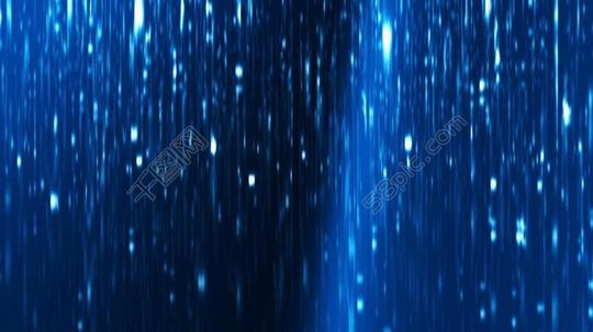 炫彩天空蓝白光粒子雨动态视频素材模板免费下