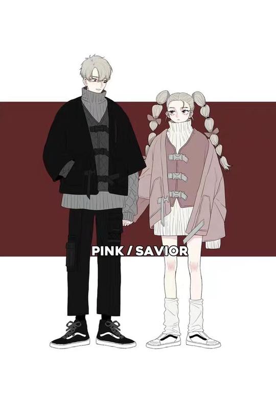 画画素材闺蜜/情侣装服装网店