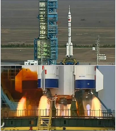 长征火箭发射嫦娥卫星发射神舟飞船发射中国实拍高清视频素材