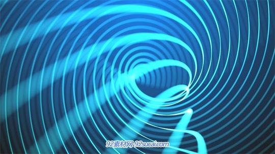 活力科技光效条形漩涡盘旋循环旋转led背景视频素材