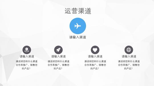 教育行业培训机构网校创业商业计划书模版-运营渠道