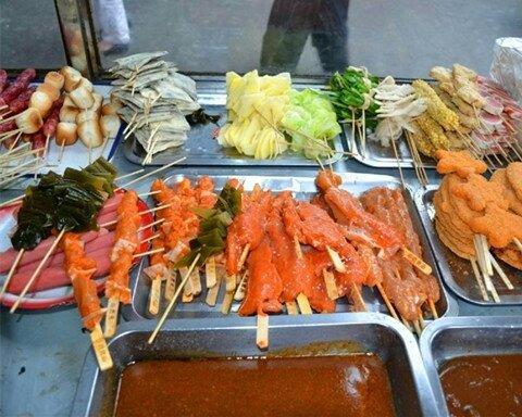 油炸串串香教程香辣串串夹馍配方做法炸串酱料秘方培训视频指导