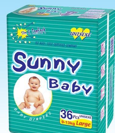纸尿裤厂家批发生产sunnybaby婴儿纸尿裤出口非洲低