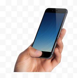 iphone广告灰色苹果手机黑色面板手持iphone银灰色外圈iphone苹果手机