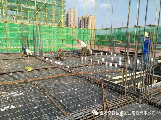 宝鸡高新区汽车零配件创业孵化基地二期项目建设进度通报(2017年7月)