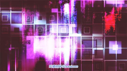魔幻暗黑紫色透明方格向下移动遮罩变幻舞台背景视频素材