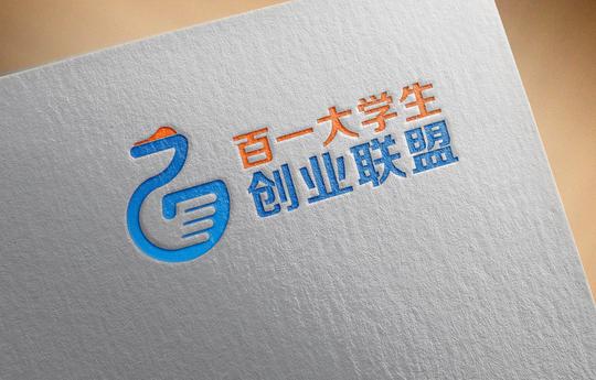 百一大学生创业联盟logo设计|平面|标志|丁八一