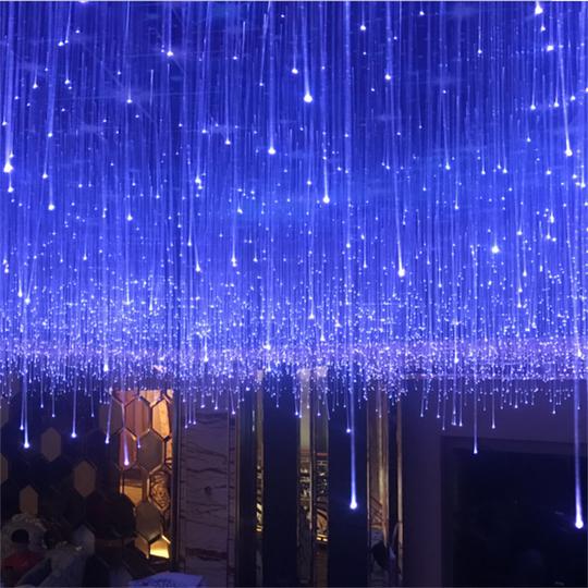 led光纤星空吊灯餐厅星空灯ktv光纤吊灯走廊星空灯非标制光纤吊灯