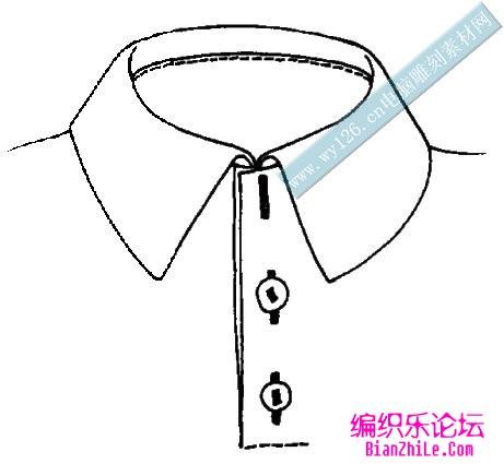 服装半开襟门襟和领口的裁剪制作方法