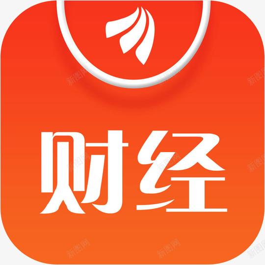 手机财经头条新闻app图标平面电商创意素材