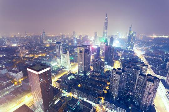 城市天际线_夜晚_图片大全—全景创意图库（quanjing.com）中国领先的正版图片视频素材网站
